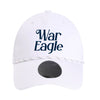 The Retro War Eagle Hat | Embroidered White Cap