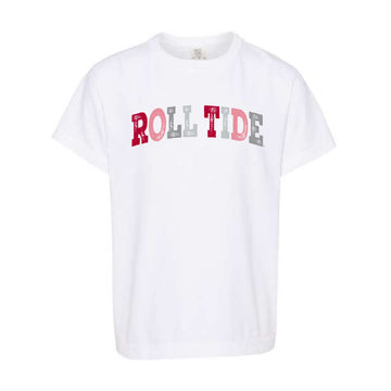 The Roll Tide Arch Multi | Youth White Tee