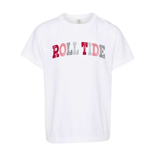 The Roll Tide Arch Multi | Youth White Tee