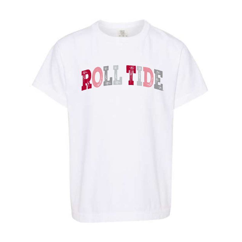 The Roll Tide Arch Multi | Youth White Tee
