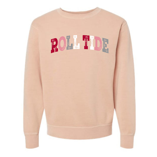 The Roll Tide Arch Multi | Pigment Dusty Pink Sweatshirt