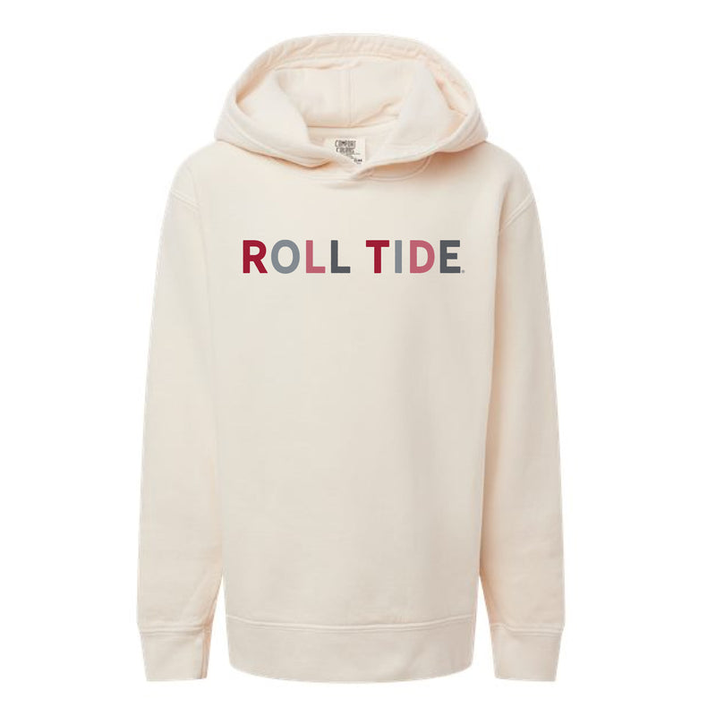 The Roll Tide Multi | Youth Ivory Hoodie