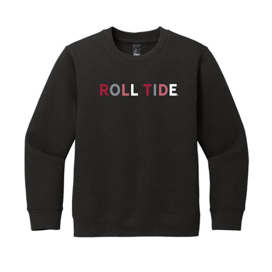 The Roll Tide Multi | Youth Black Sweatshirt