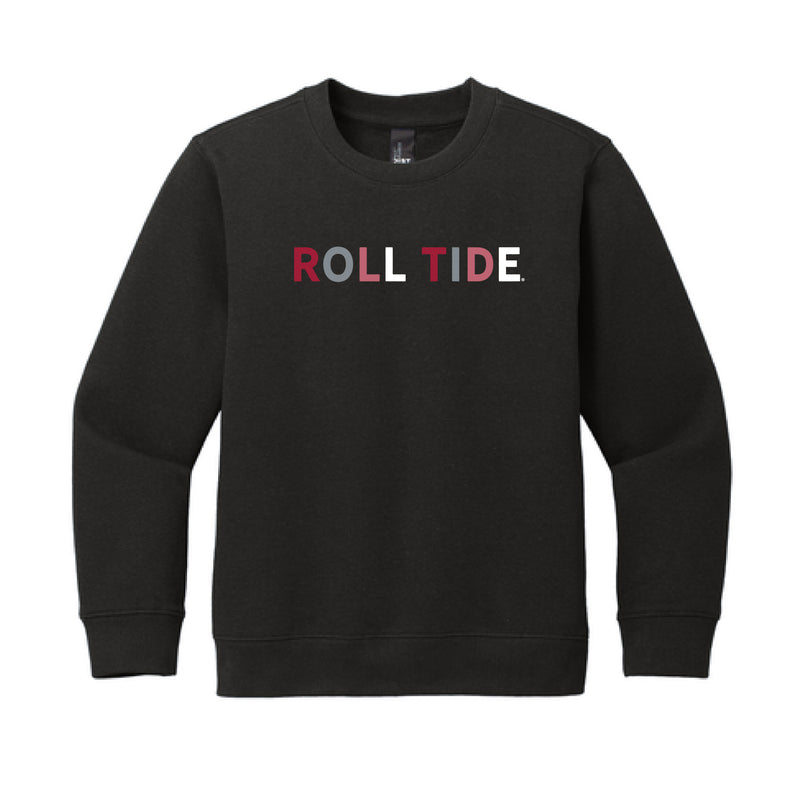 The Roll Tide Multi | Youth Black Sweatshirt