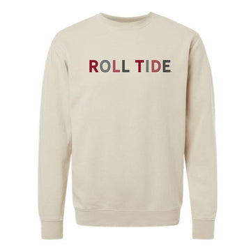 The Roll Tide Multi | Ivory Sweatshirt