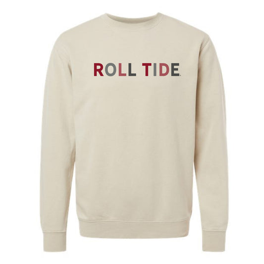 The Roll Tide Multi | Ivory Sweatshirt