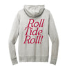 The Roll Tide Roll! | Light Heather Grey Full Zip Hoodie