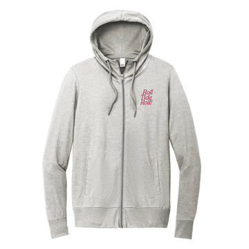 The Roll Tide Roll! | Light Heather Grey Full Zip Hoodie