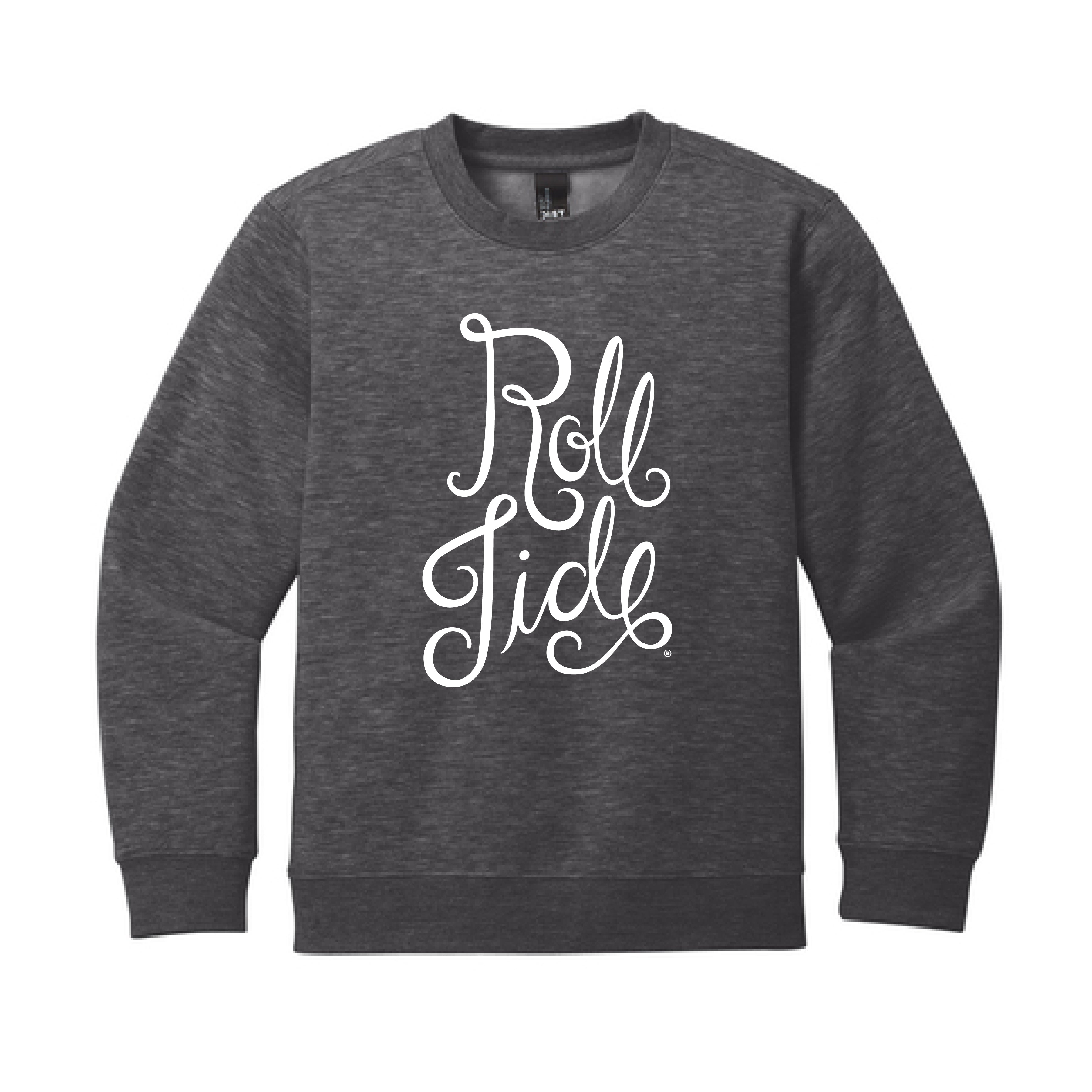The Roll Tide Script | Youth Heathered Charcoal – Scarlet & Gold