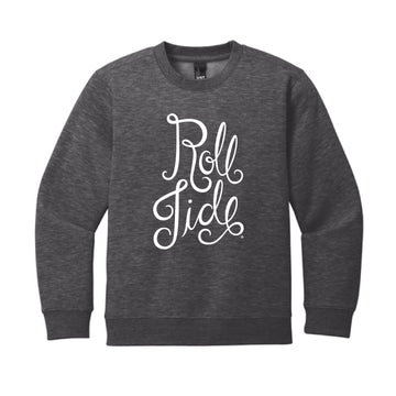 The Roll Tide Script | Youth Heathered Charcoal