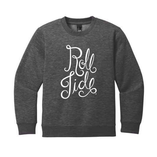 The Roll Tide Script | Youth Heathered Charcoal