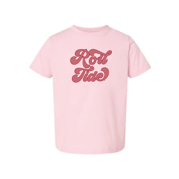 The Roll Tide Stripes | Toddler Ballerina Tee