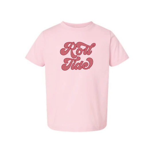 The Roll Tide Stripes | Toddler Ballerina Tee