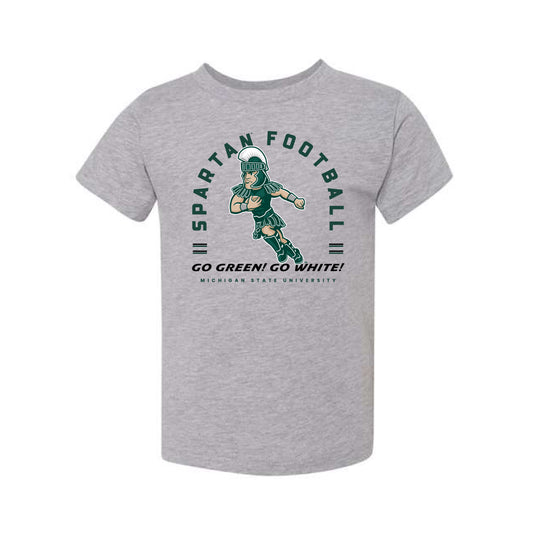The Running Sparty | Toddler Athletic Heather Tee