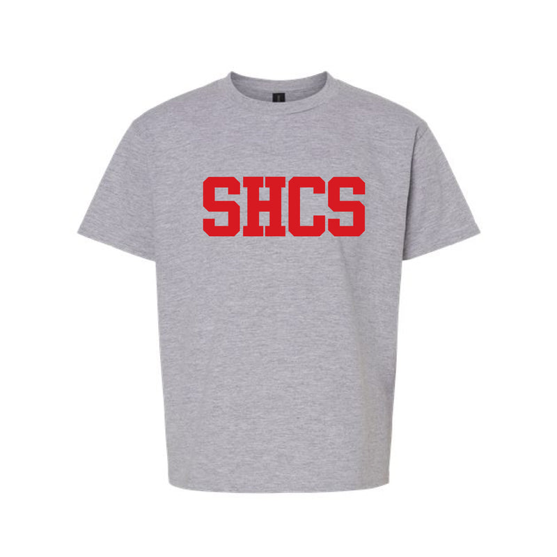 The Sacred Heart Monogram | Sport Grey Youth Tee