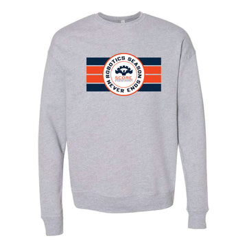 The SCORE Stripes Design | Adult Athletic Heather Sweatshirt