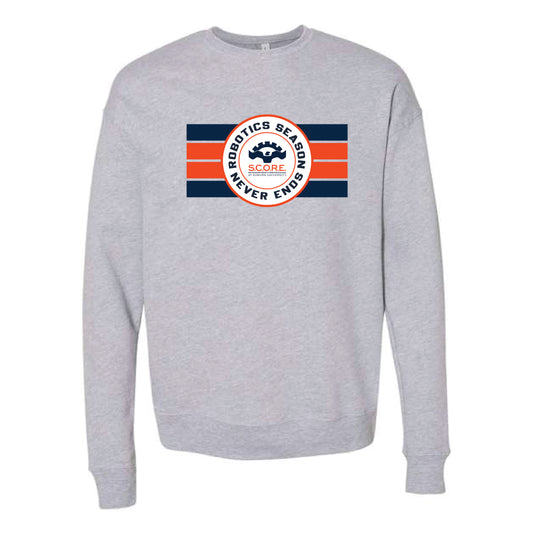 The SCORE Stripes Design | Adult Athletic Heather Sweatshirt
