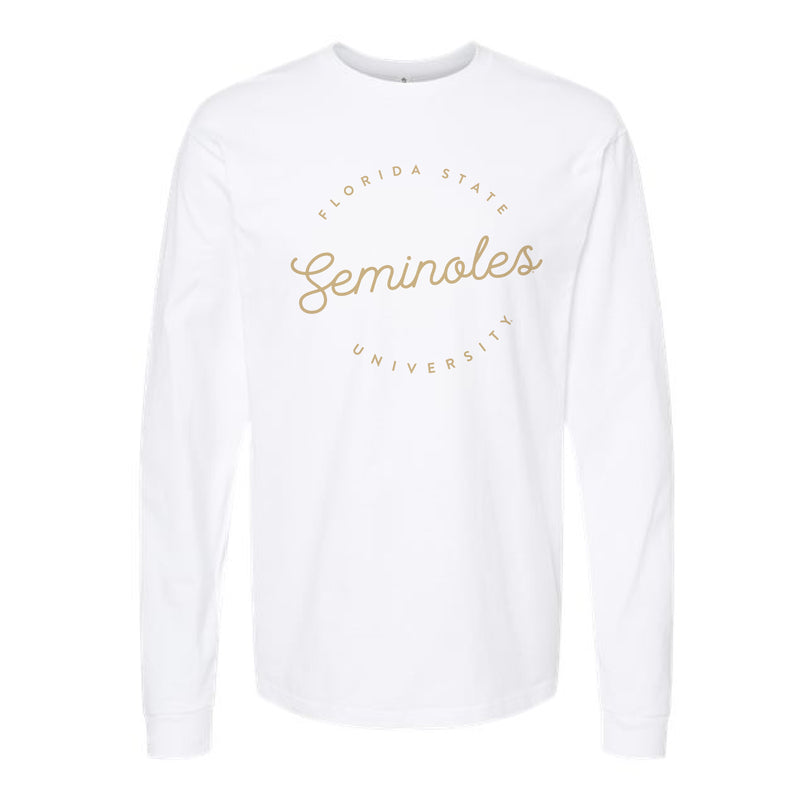 The Script FSU Seminoles | White Long Sleeve