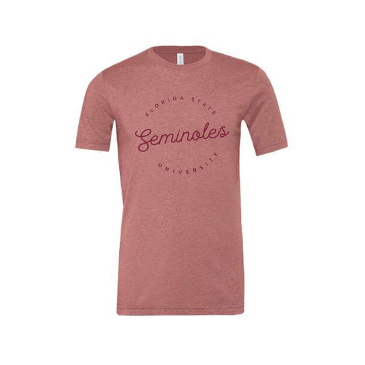 The Script FSU Seminoles | Heather Mauve Tee