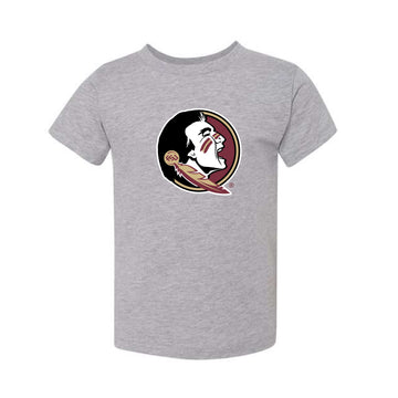 The Seminole Head Logo | Toddler Athletic Heather Tee