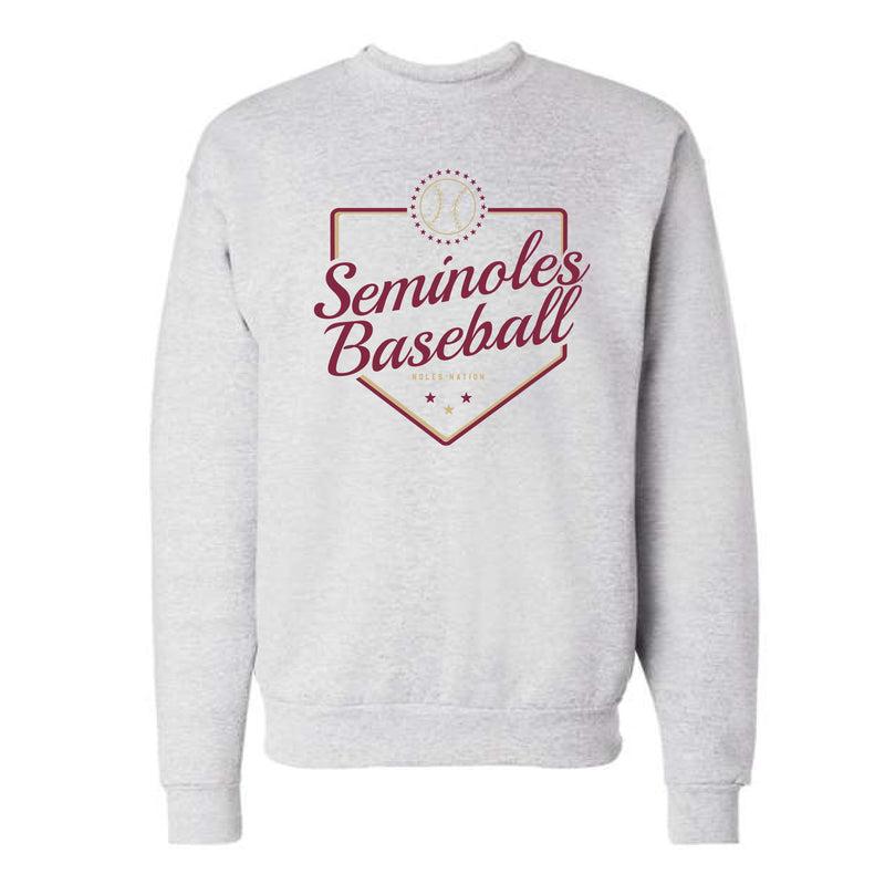 The Seminoles Baseball Plate | Ash Sweatshirt