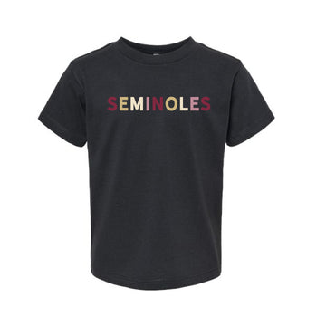 The Seminoles Multi | Toddler Vintage Black Tee