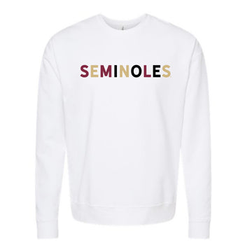 The Seminoles Multi | White Sweatshirt