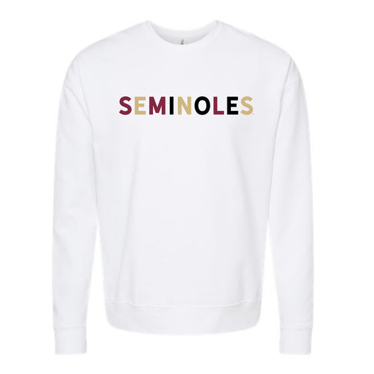 The Seminoles Multi | White Sweatshirt