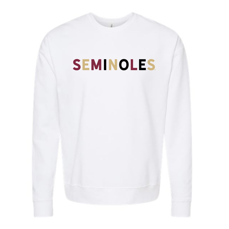 The Seminoles Multi | White Sweatshirt