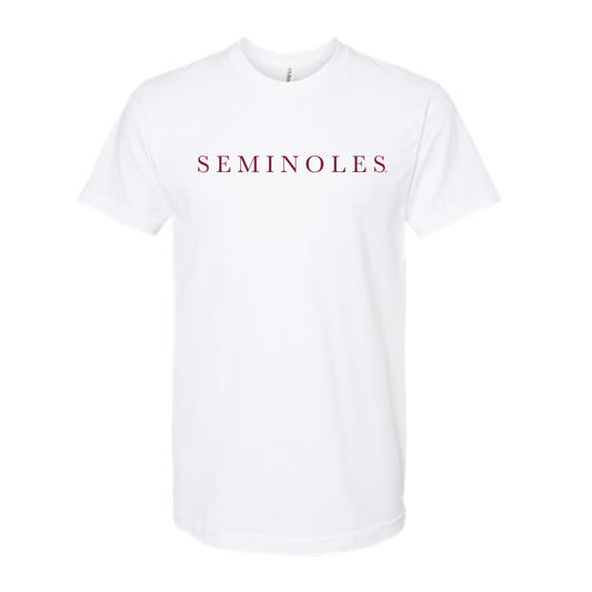 The Seminoles Serif | White Tee