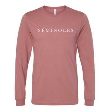 The Seminoles Serif | Mauve Long Sleeve