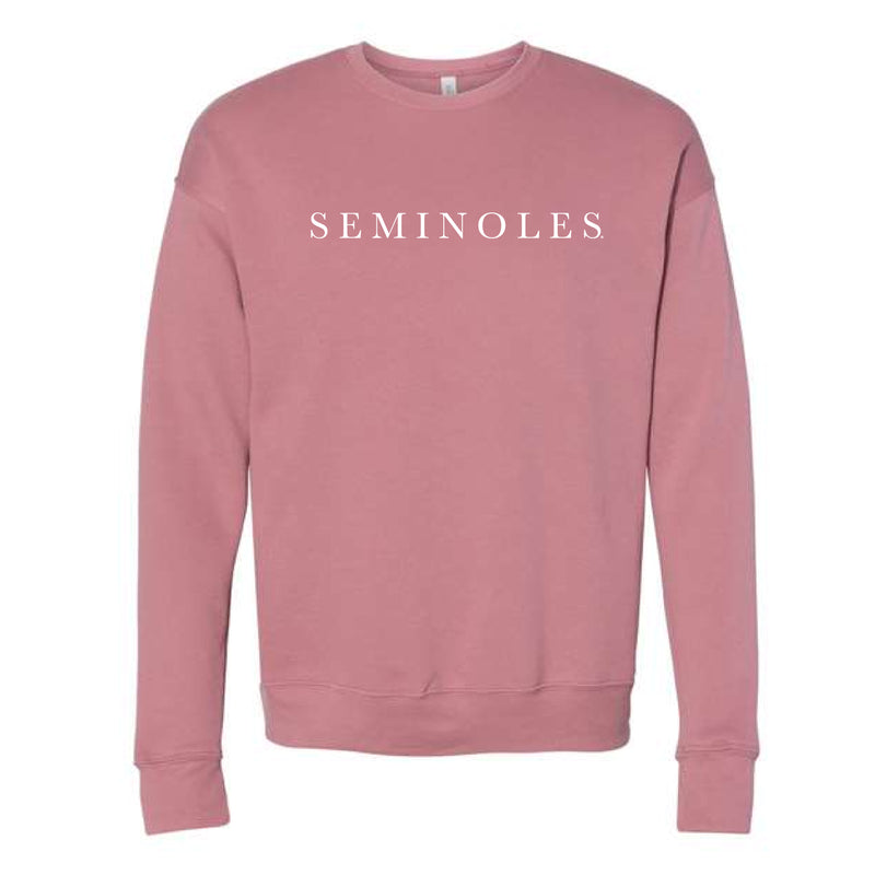 The Seminoles Serif | Mauve Sweatshirt