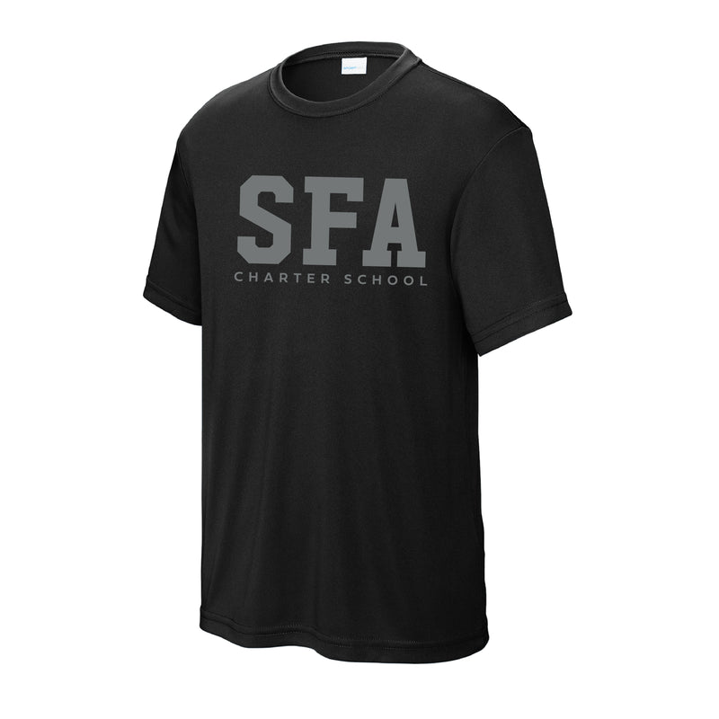 The SFA Block | Black Youth Performance Tee