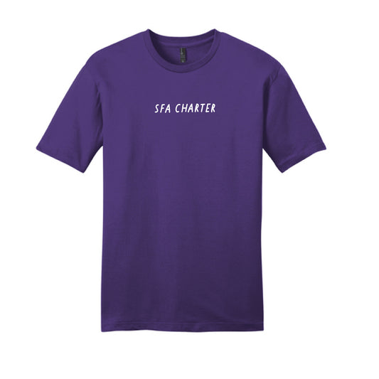 The Slanted SFA Charter | Adult Purple Tee