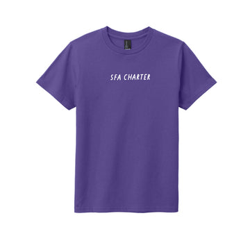The Slanted SFA Charter | Youth Purple Tee