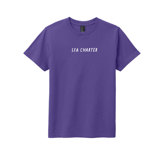 The Slanted SFA Charter | Youth Purple Tee