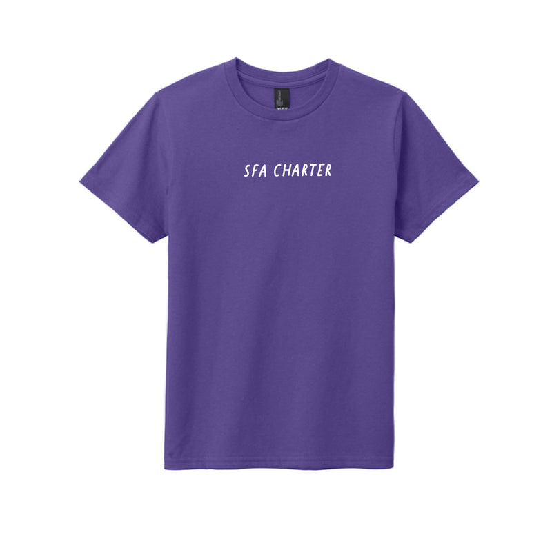 The Slanted SFA Charter | Youth Purple Tee