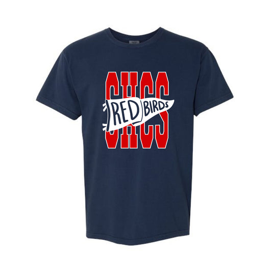 The SHCS Flag | Adult True Navy Tee