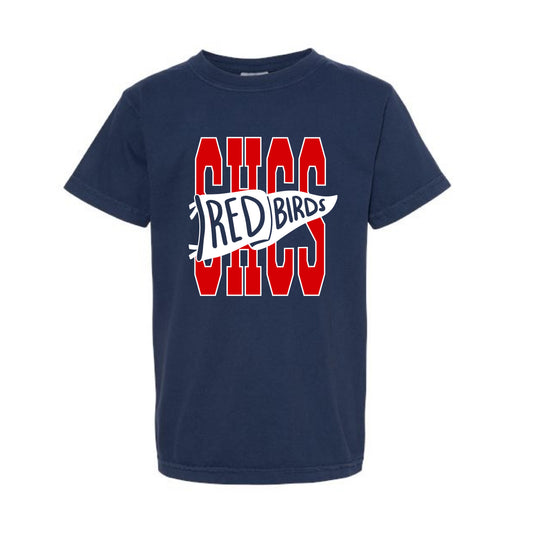 The SHCS Flag | Youth True Navy Tee