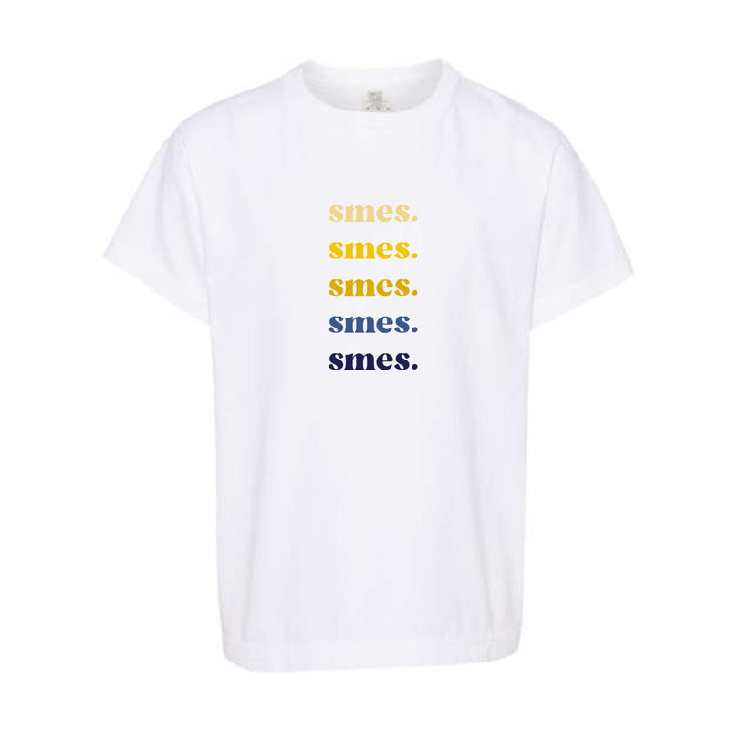 The SMES Repeat | White Youth Tee