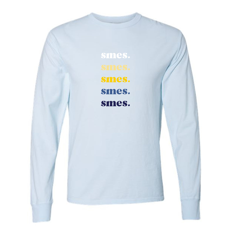 The SMES Repeat | Soothing Blue Long Sleeve Tee