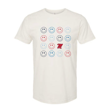 The Smiles for Ole Miss | Vintage Natural Tee