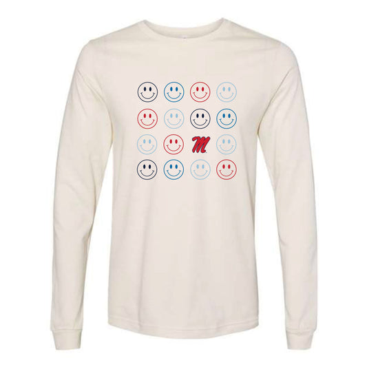 The Smiles for Ole Miss | Natural Long Sleeve