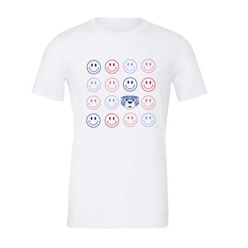 The Smiles For South Paw | Adult White Tee