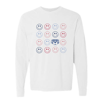 The Smiles For South Paw | Adult White Long Sleeve