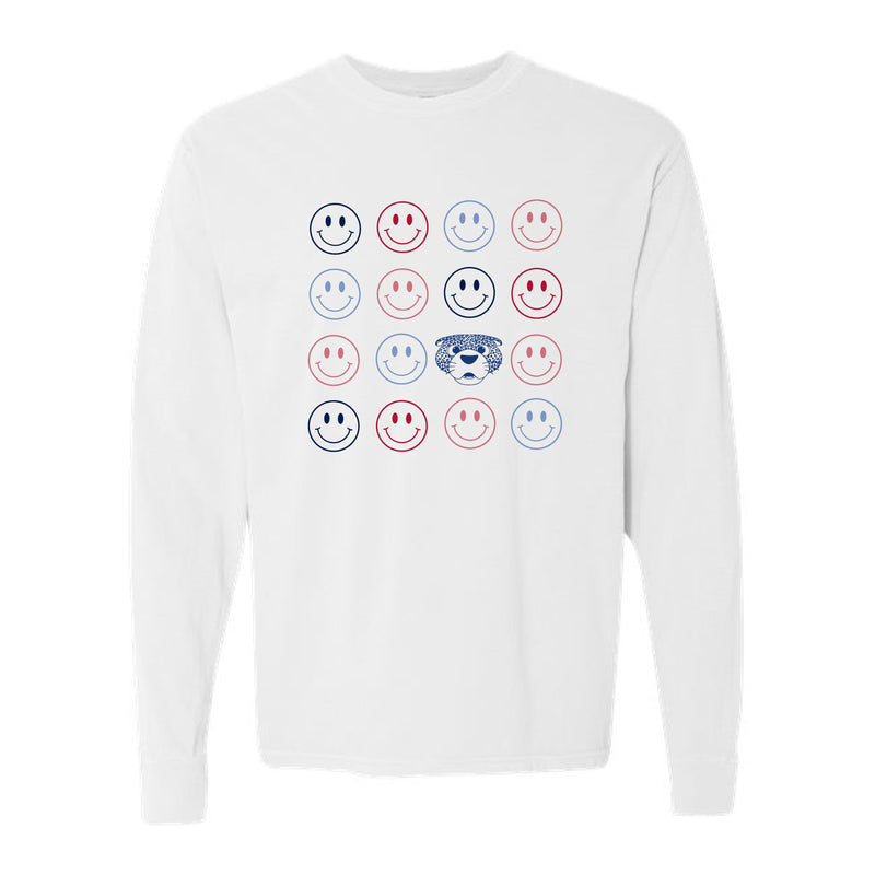 The Smiles For South Paw | Adult White Long Sleeve