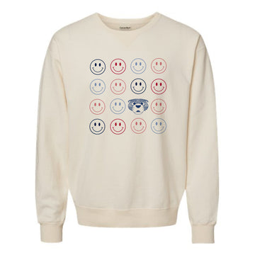 The Smiles For South Paw | Adult Parchment Sweatshirt