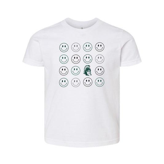 The Smiles For Sparty | Youth White Tee