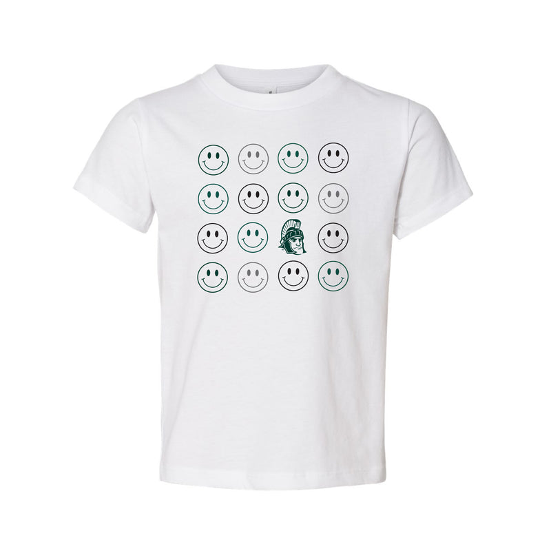 The Smiles For Sparty | Toddler White Tee