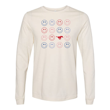 The Smiles For The Mustangs | Natural Long Sleeve